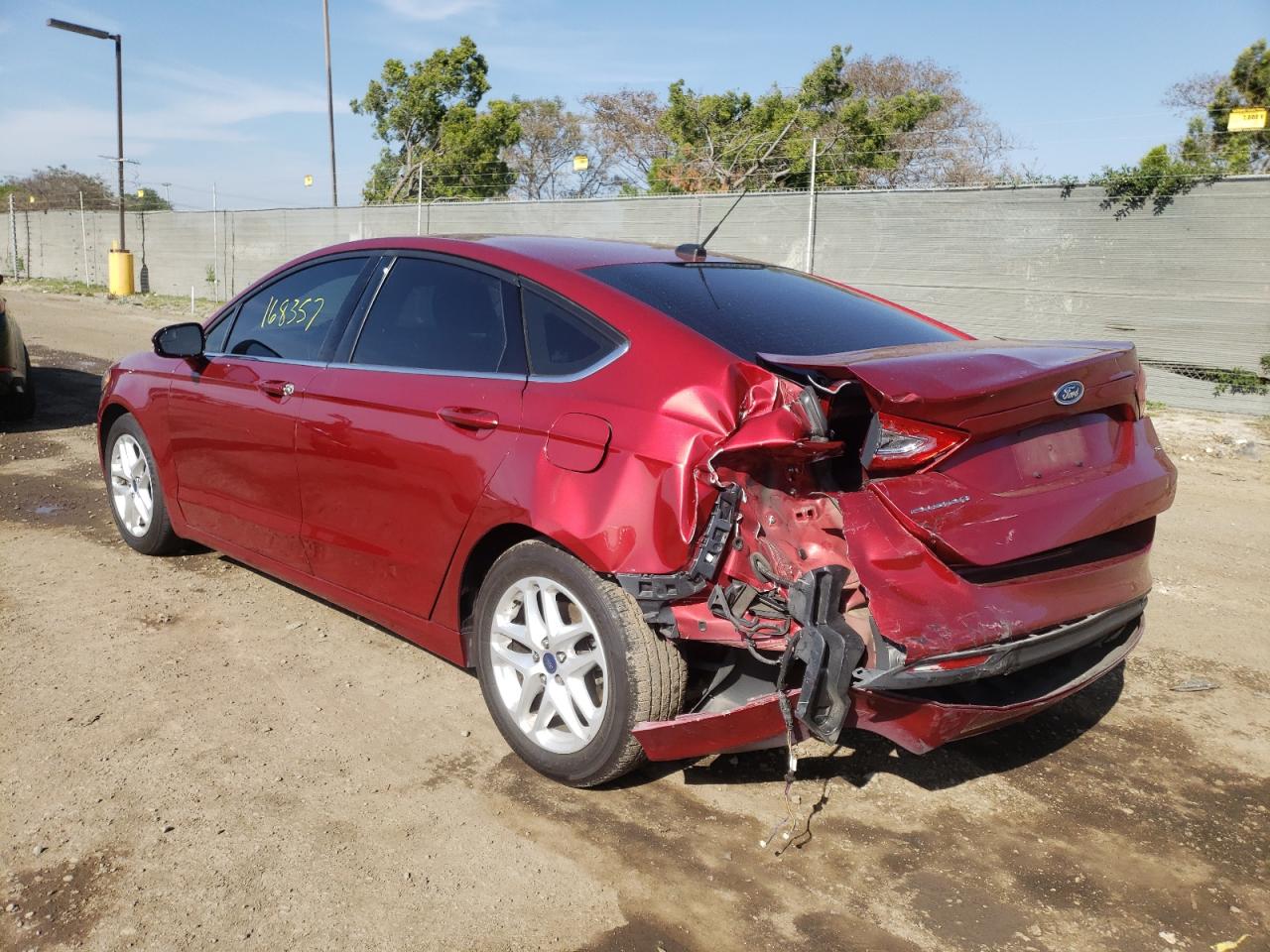 Photo 3 from auction – 2016 FORD FUSION SE with VIN 3FA6P0H74GR357950