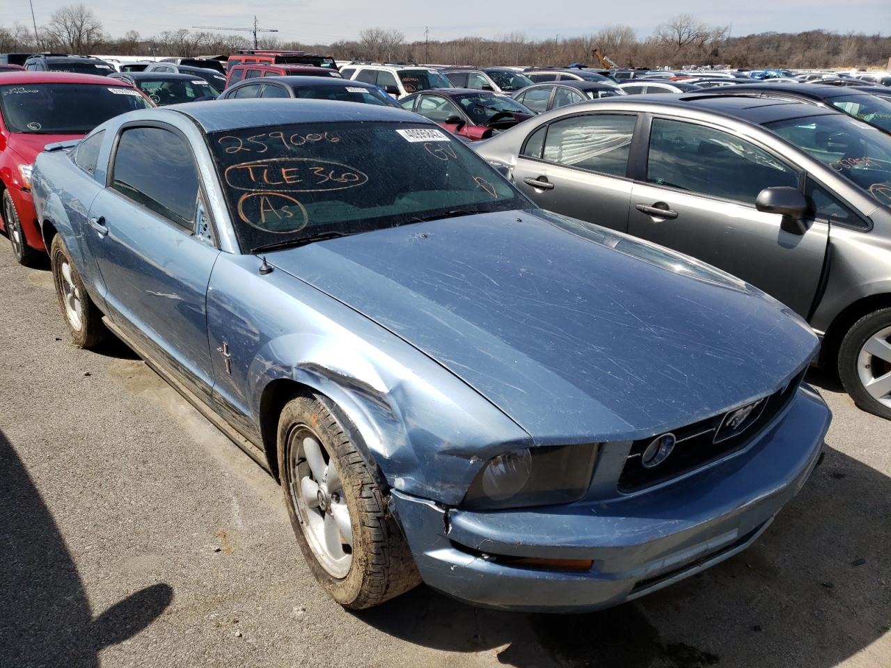 Photo 1 from auction – 2007 FORD MUSTANG with VIN 1ZVFT80N375259006