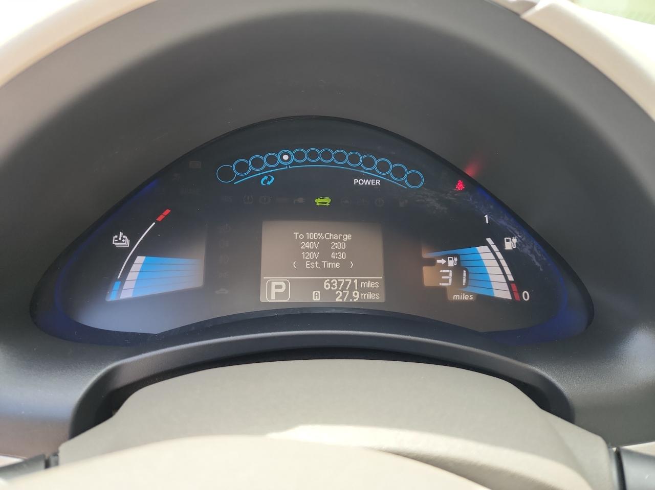 Photo 8 from auction – 2012 NISSAN LEAF SV with VIN JN1AZ0CP1CT024994