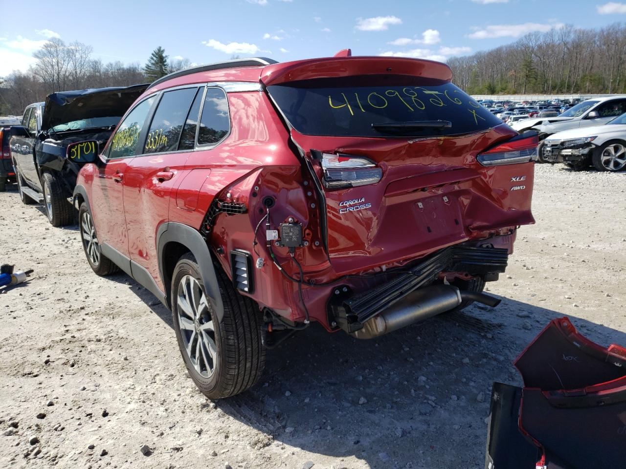 Photo 3 from auction – 2022 TOYOTA COROLLA CR with VIN 7MUDAABG5NV004263
