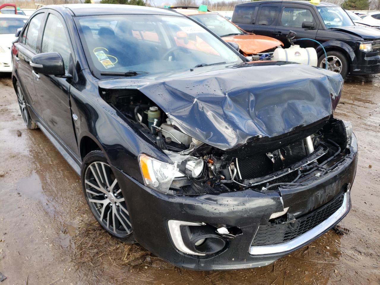 MITSUBISHI LANCER ES 2017 with VIN JA32V2FW3HU002913 - Photo from auction