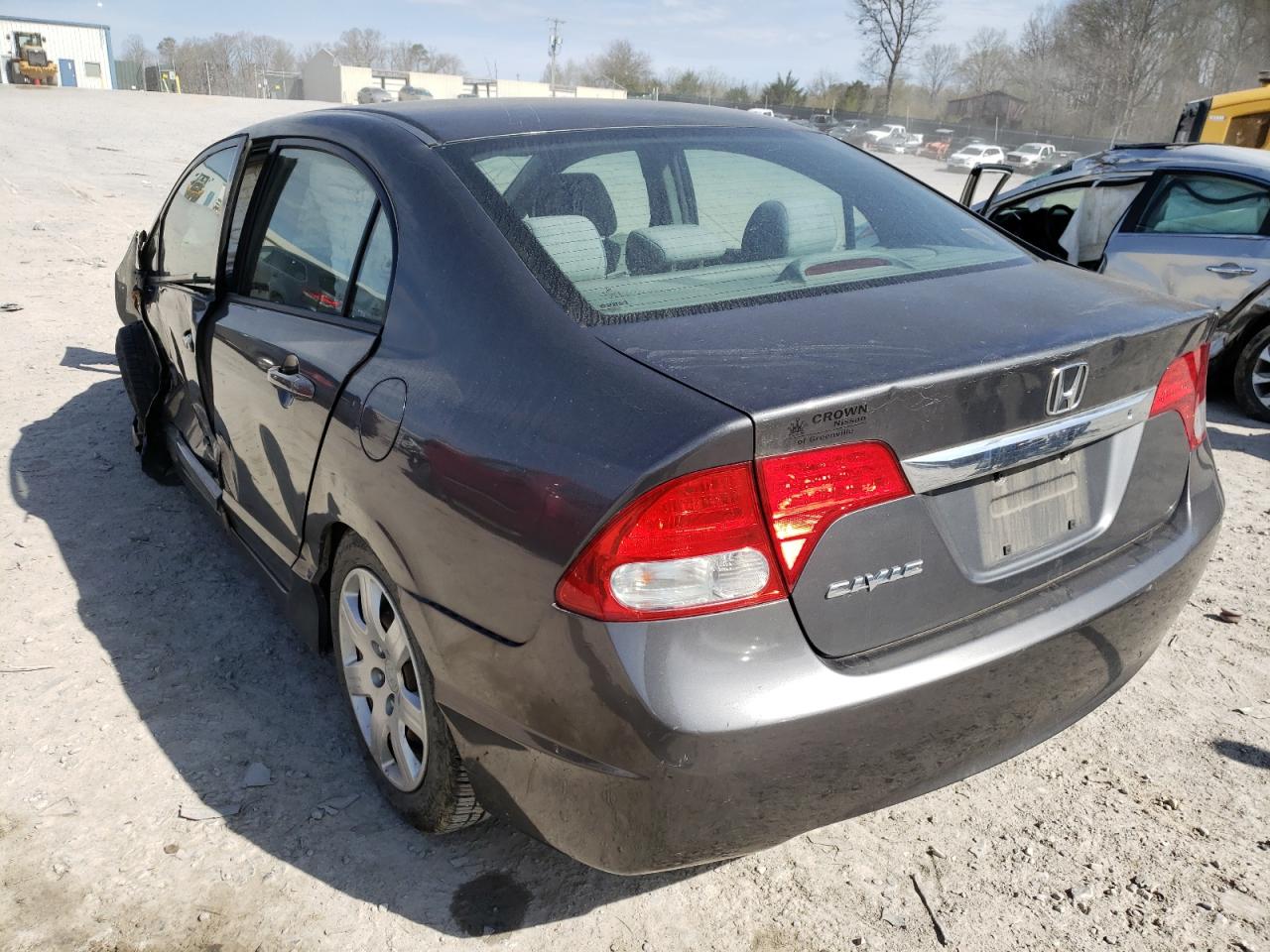 Photo 3 from auction – 2011 HONDA CIVIC LX with VIN 2HGFA1F5XBH534025