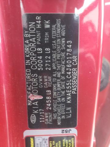 Photo 10 from auction – 2018 KIA STINGER GT with VIN KNAE55LC4J6017843