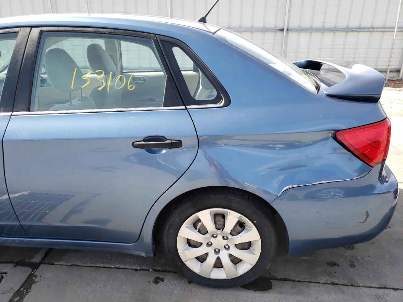 Photo 9 from auction – 2008 SUBARU IMPREZA 2. with VIN JF1GE61648H528150