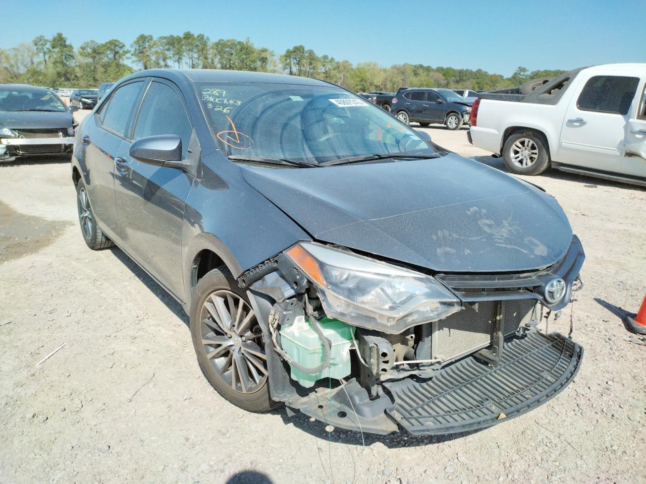 TOYOTA COROLLA L 2016 with VIN 5YFBURHE7GP372212 - Photo from auction