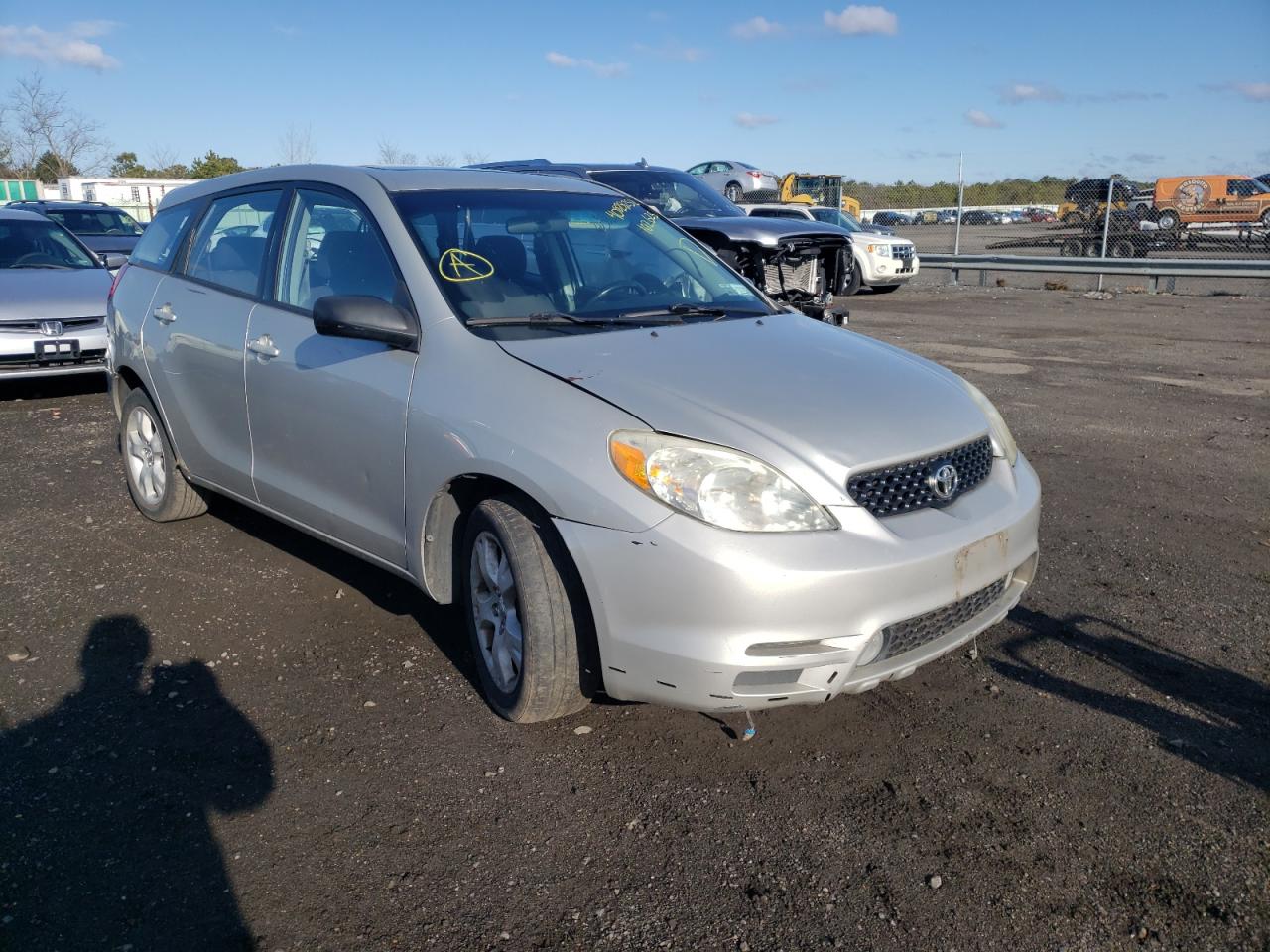 TOYOTA MATRIX 2003 with VIN 2T1KR32E73C102625 - Photo from auction