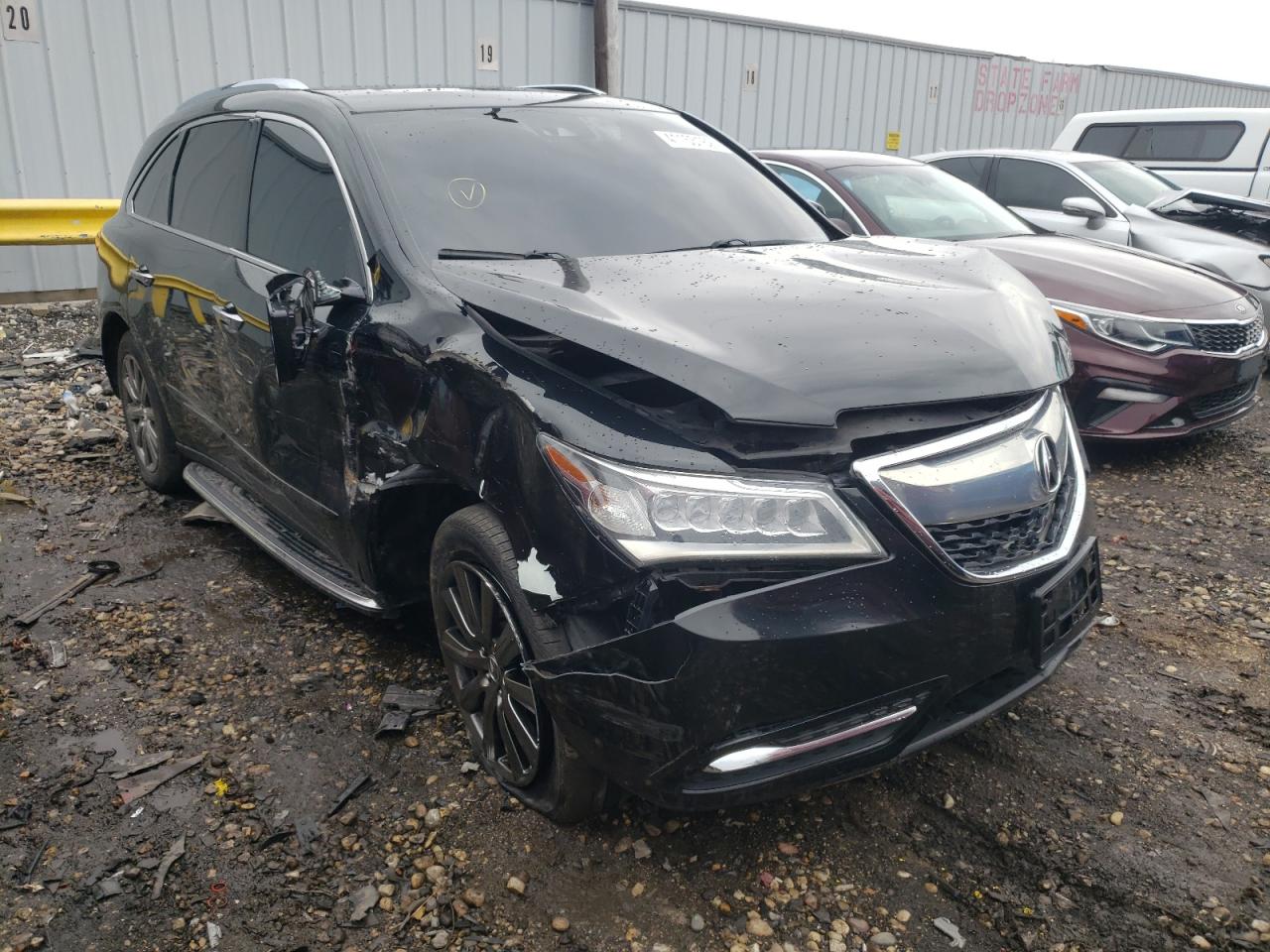 ACURA MDX TECHNO 2016 with VIN 5FRYD4H49GB018285 - Photo from auction
