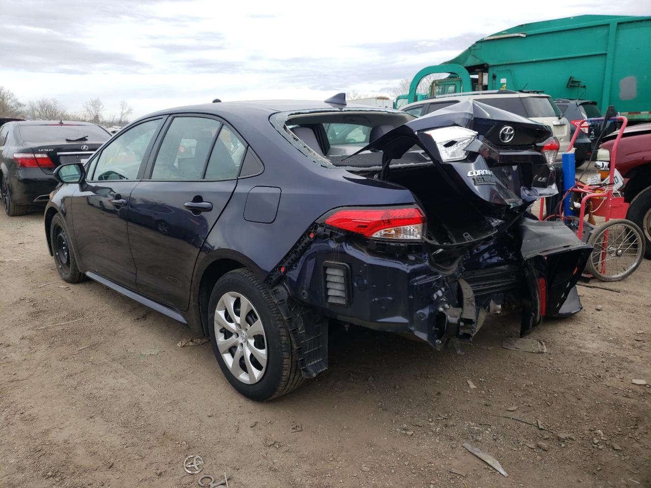 Photo 3 from auction – 2020 TOYOTA COROLLA LE with VIN 5YFEPRAEXLP061866