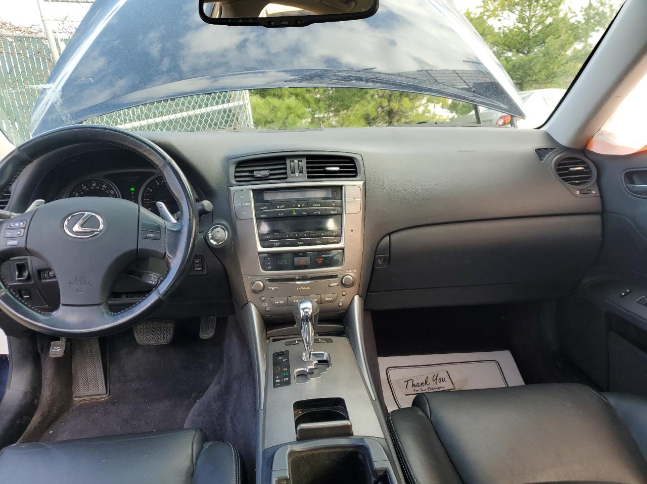 Photo 9 from auction – 2009 LEXUS IS 250 with VIN JTHCK262195032854