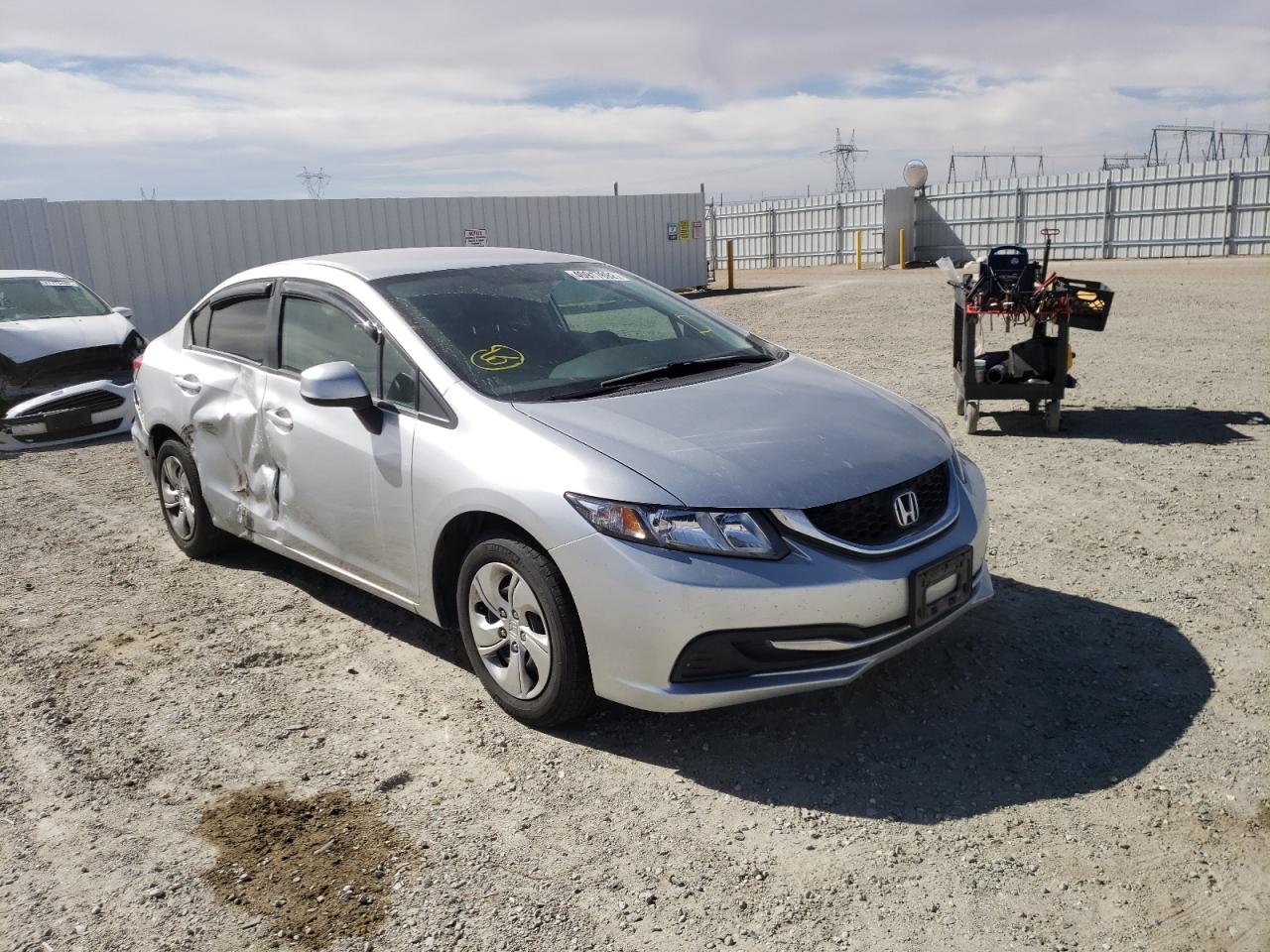 HONDA CIVIC LX 2013 with VIN 19XFB2F59DE293476 - Photo from auction