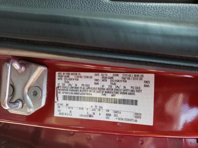 Photo 10 from auction – 2014 FORD ESCAPE TIT with VIN 1FMCU9J98EUD01954