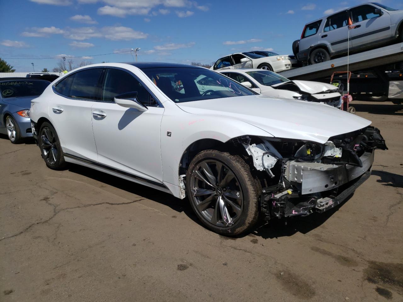 LEXUS LS 500 BAS 2018 with VIN JTHC51FF4J5001896 - Photo from auction