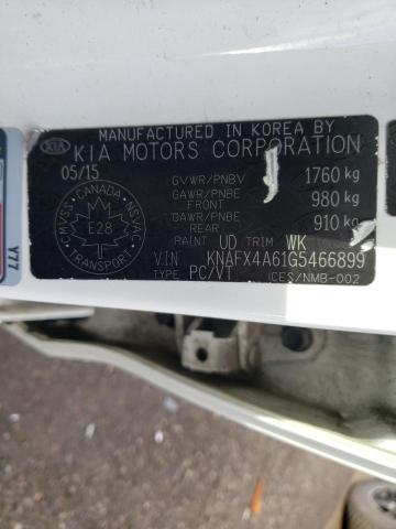 Photo 10 from auction – 2016 KIA FORTE LX with VIN KNAFX4A61G5466899