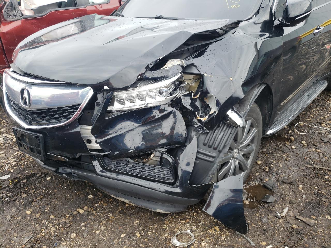 Photo 9 from auction – 2016 ACURA MDX TECHNO with VIN 5FRYD4H49GB018285