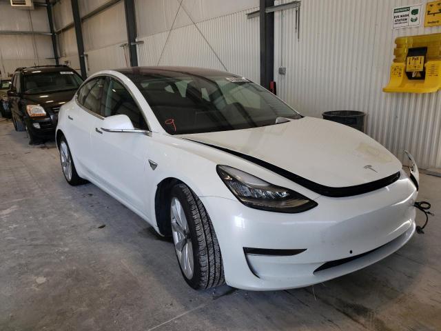 TESLA MODEL 3 2018 with VIN 5YJ3E1EAXJF018496 - Photo from auction