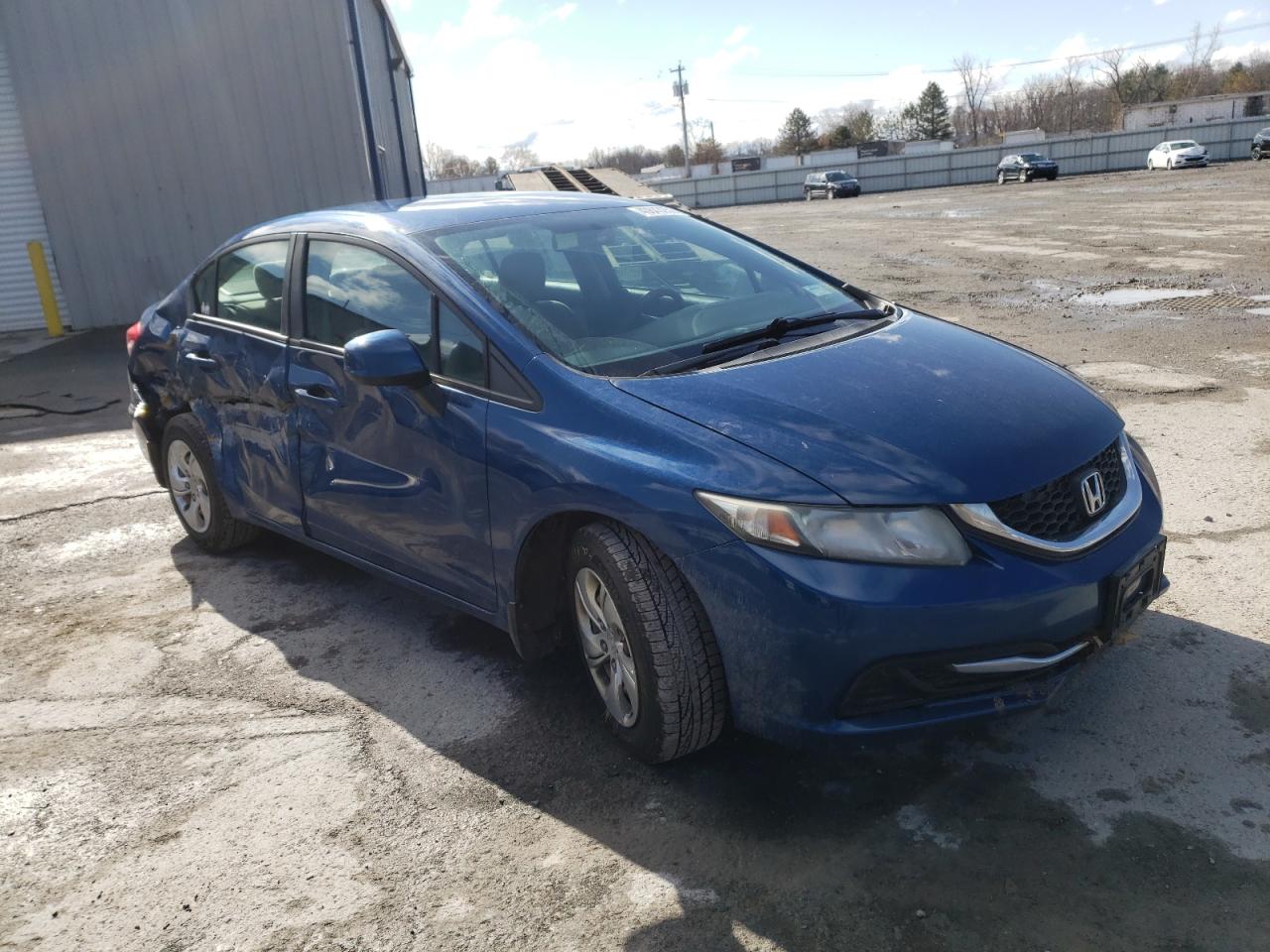 HONDA CIVIC LX 2013 with VIN 2HGFB2F58DH549001 - Photo from auction