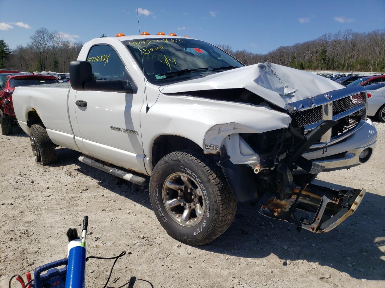 DODGE RAM 2500 S 2005 with VIN 3D7KS26D95G836620 - Photo from auction