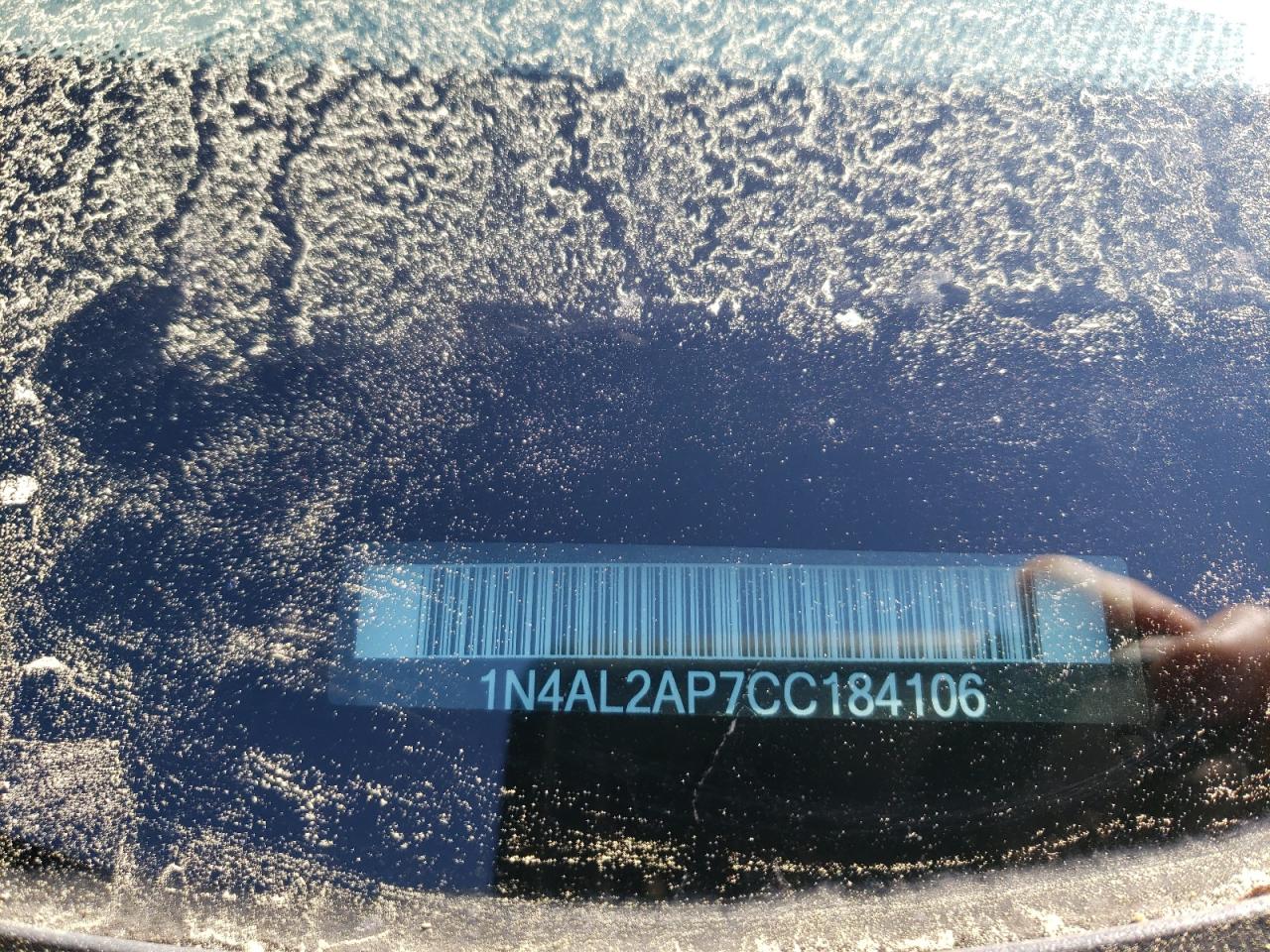 Photo 10 from auction – 2012 NISSAN ALTIMA BAS with VIN 1N4AL2AP7CC184106