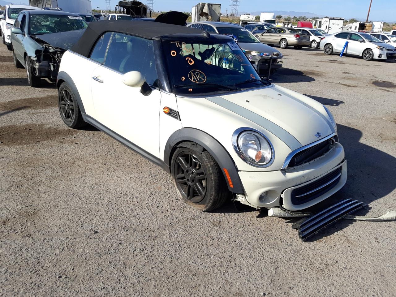 MINI COOPER 2013 with VIN WMWZN3C53DT568598 - Photo from auction