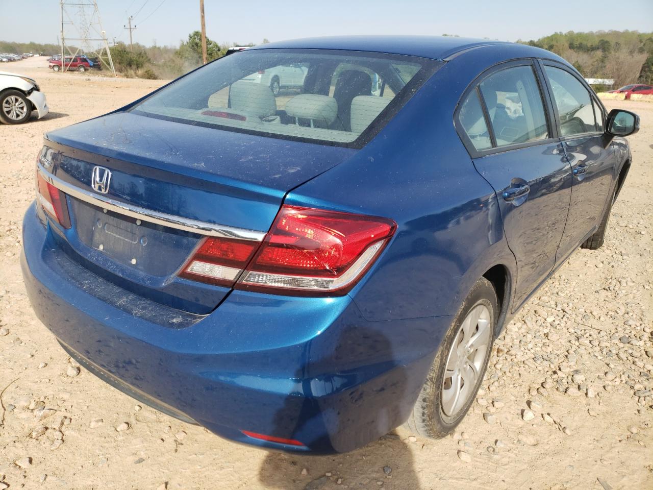 Photo 4 from auction – 2013 HONDA CIVIC LX with VIN 2HGFB2F57DH569675
