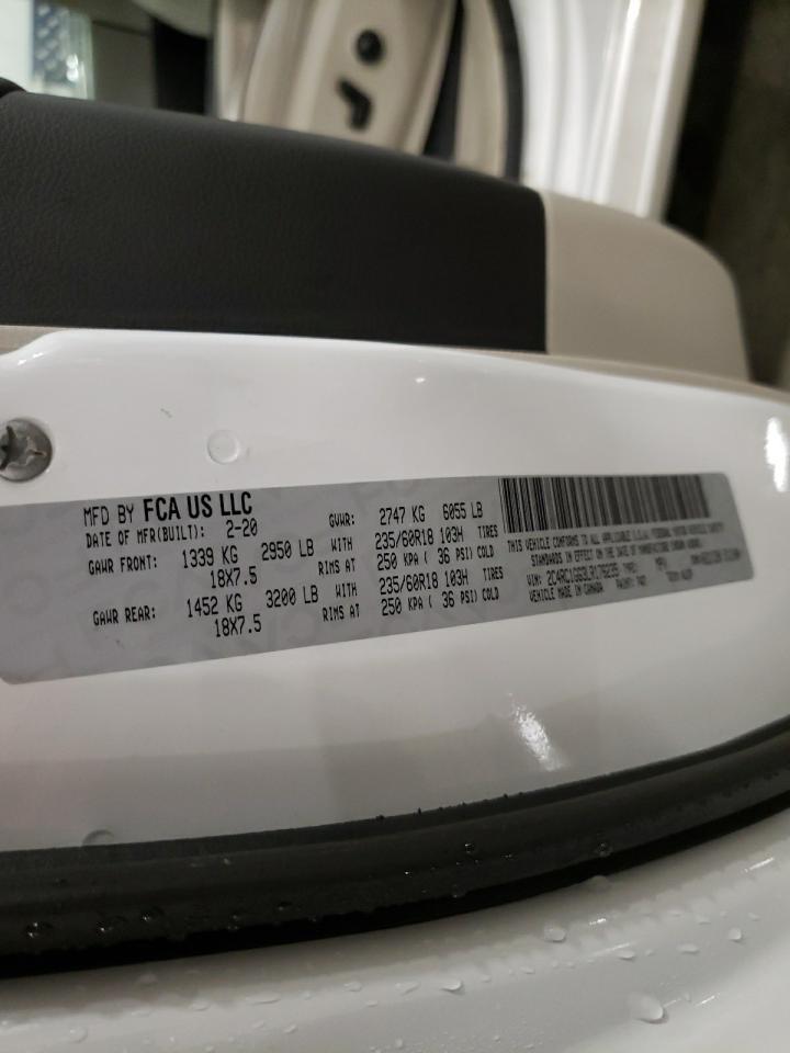 Photo 10 from auction – 2020 CHRYSLER PACIFICA L with VIN 2C4RC1GG3LR176235