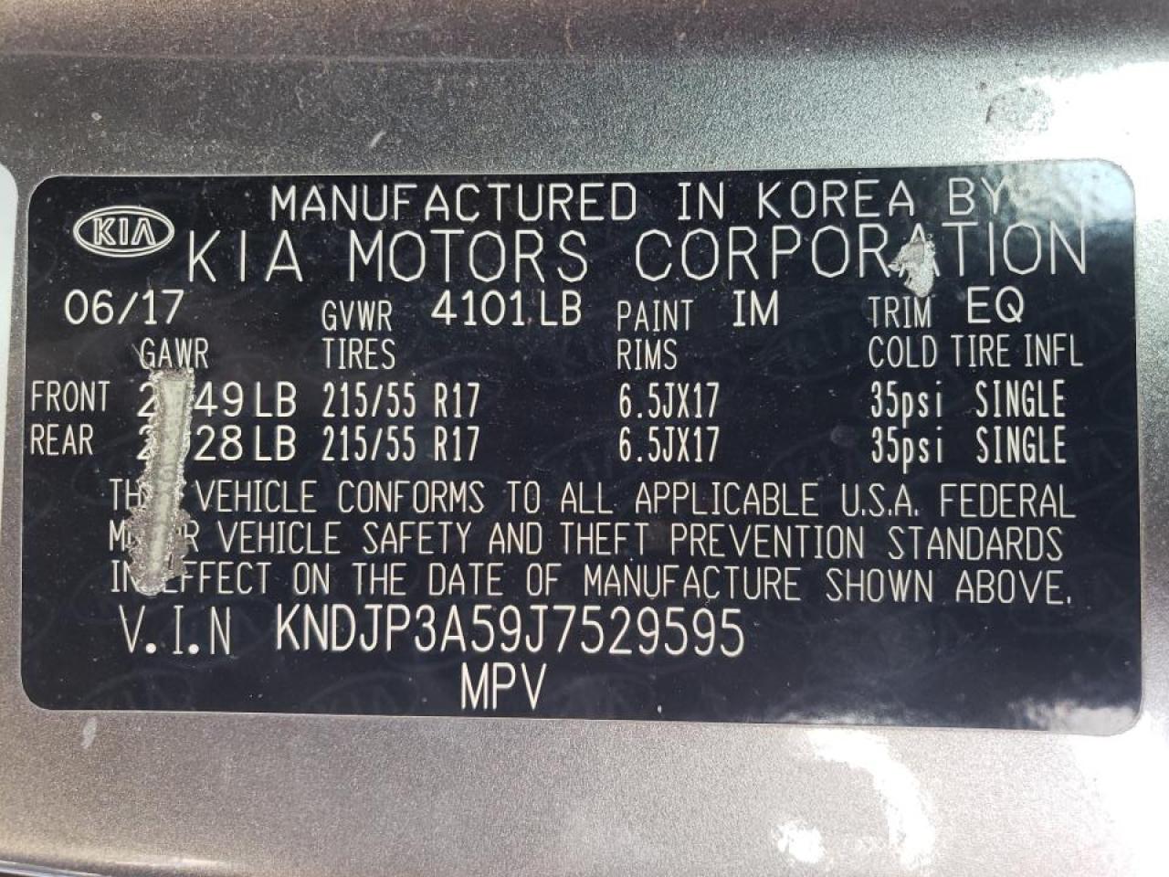 Photo 10 from auction – 2018 KIA SOUL + with VIN KNDJP3A59J7529595