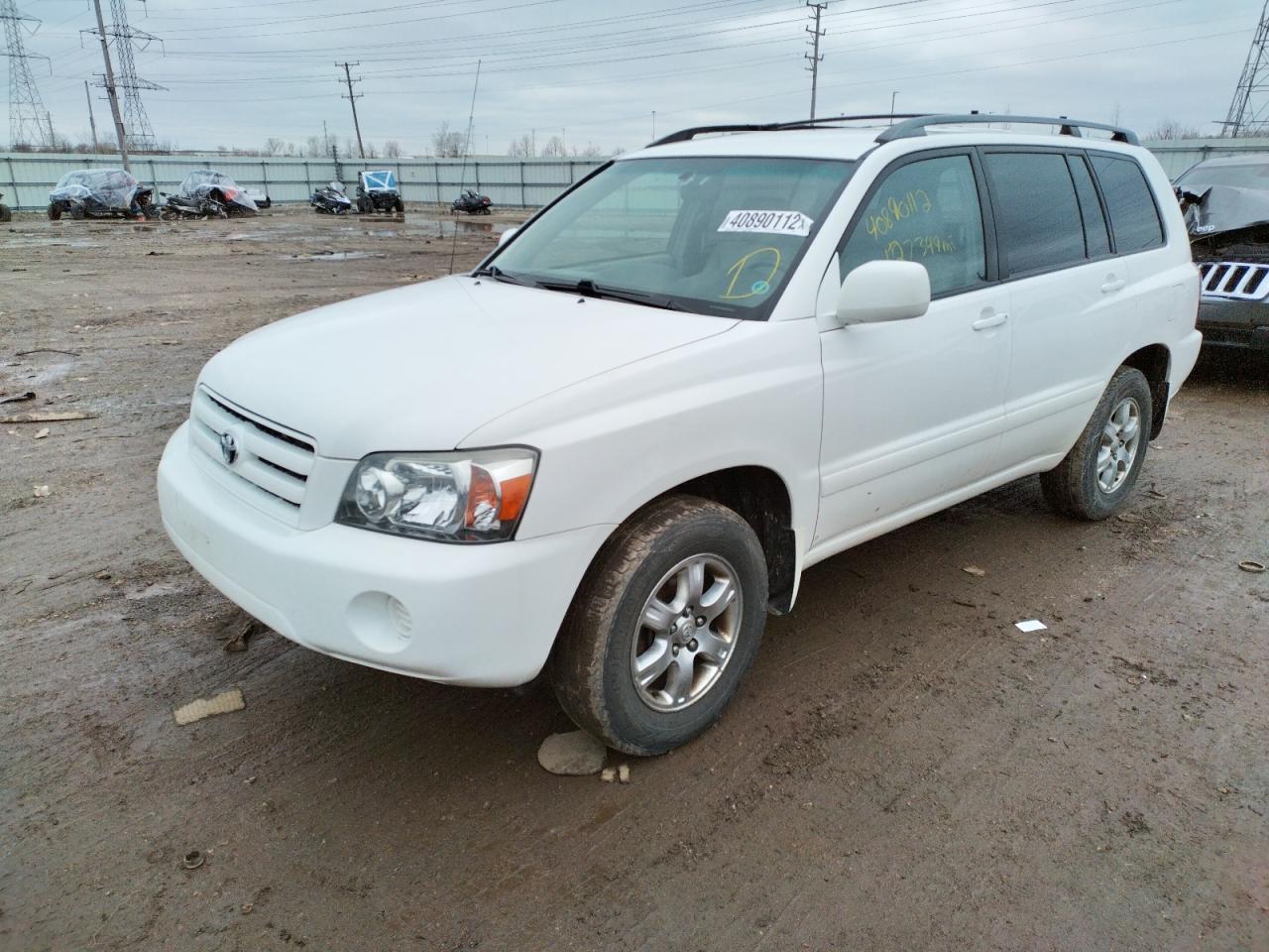 Photo 2 from auction – 2005 TOYOTA HIGHLANDER with VIN JTEEP21A350086086