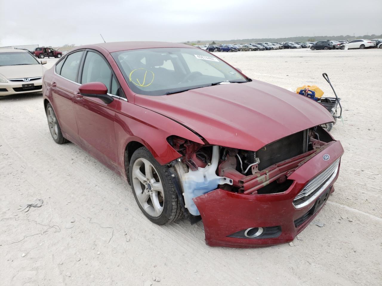 FORD FUSION S 2016 with VIN 3FA6P0G70GR258334 - Photo from auction