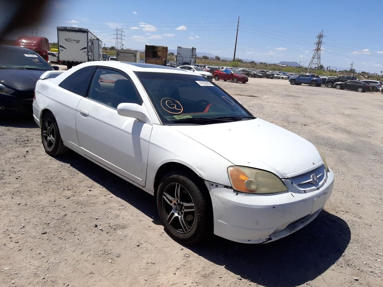 Photo 1 from auction – 2003 HONDA CIVIC EX with VIN 1HGEM21953L072528