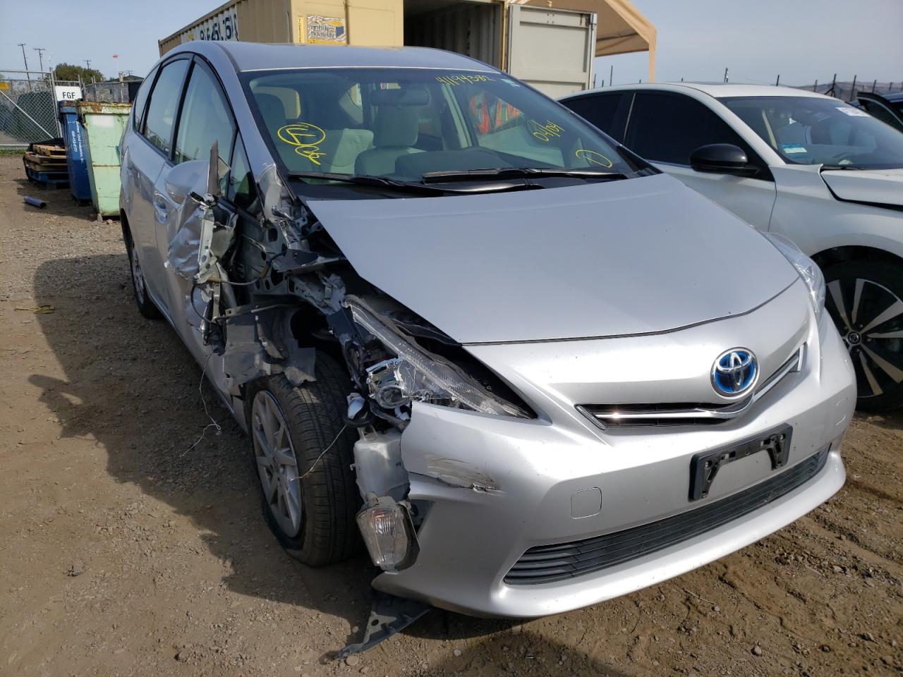 TOYOTA PRIUS V 2012 with VIN JTDZN3EU1C3131334 - Photo from auction