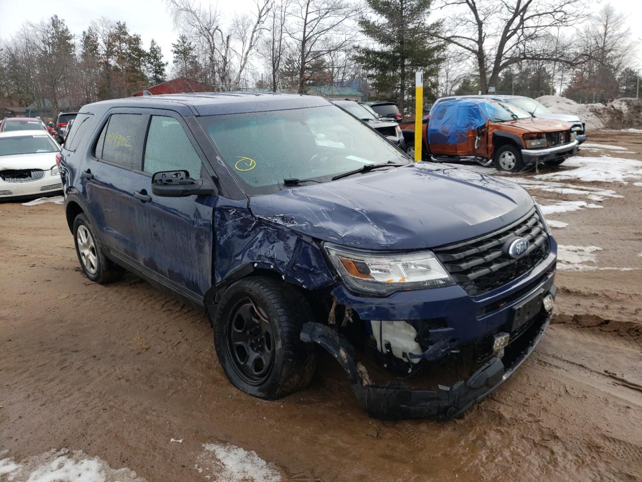 FORD EXPLORER P 2016 with VIN 1FM5K8AR0GGA19205 - Photo from auction