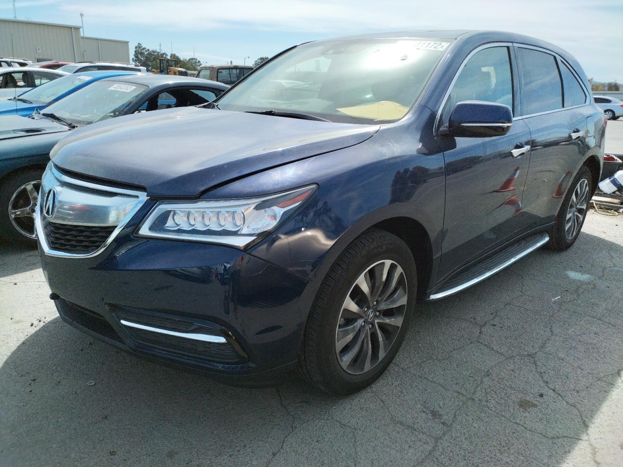 Photo 2 from auction – 2015 ACURA MDX TECHNO with VIN 5FRYD3H40FB009581
