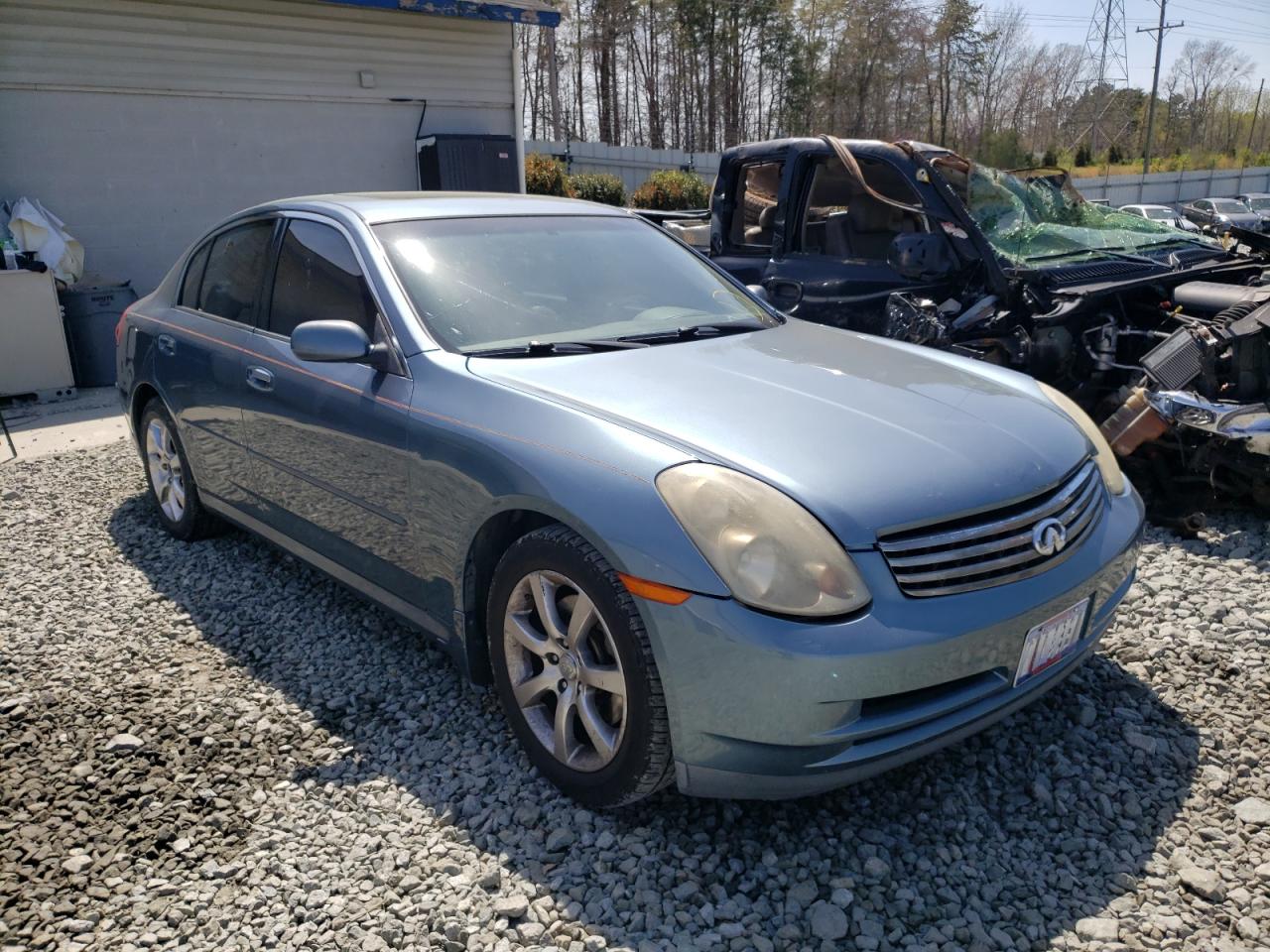 INFINITI G35 2006 with VIN JNKCV51E56M514836 - Photo from auction