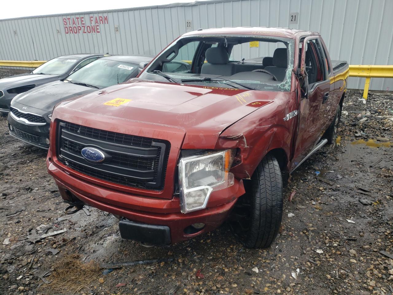 Photo 2 from auction – 2014 FORD F150 SUPER with VIN 1FTFX1EF7EKE78095