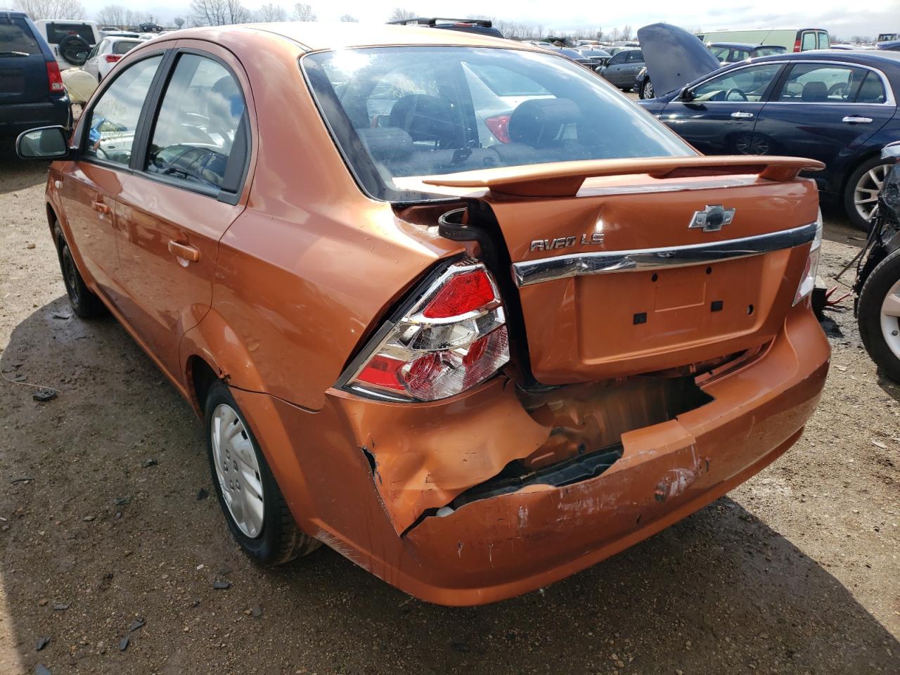 Photo 3 from auction – 2007 CHEVROLET AVEO BASE with VIN KL1TD56677B146461