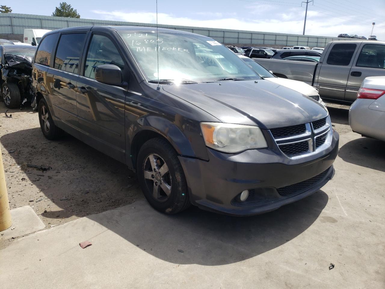 DODGE GRAND CARA 2012 with VIN 2C4RDGDG4CR121796 - Photo from auction