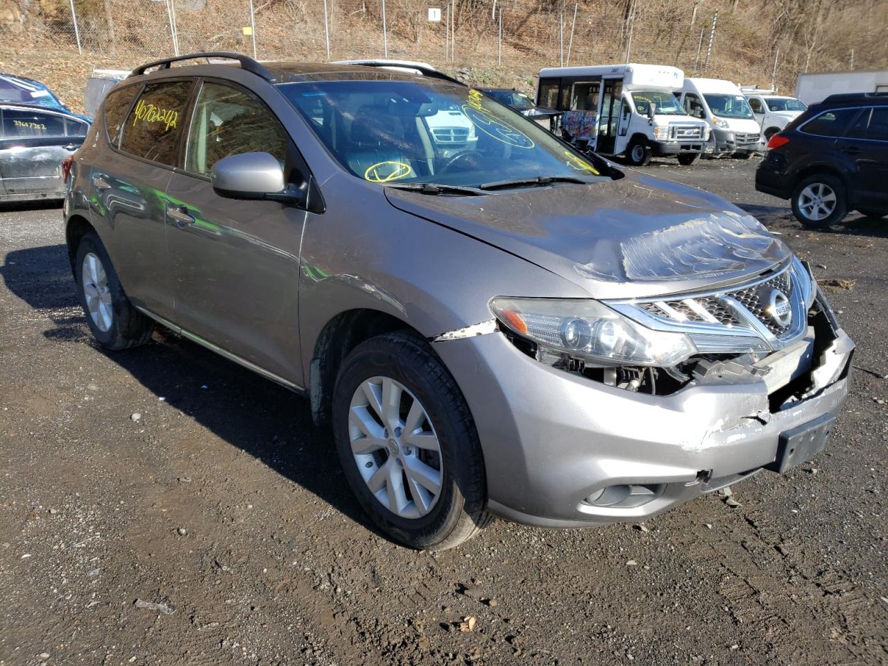 Photo 1 from auction – 2011 NISSAN MURANO S with VIN JN8AZ1MW7BW154854