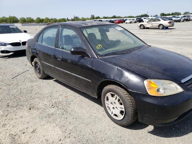 Photo 9 from auction – 2001 HONDA CIVIC DX with VIN JHMES15281S000199