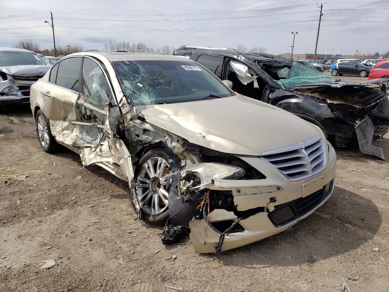 HYUNDAI GENESIS 4. 2011 with VIN KMHGC4DF5BU125935 - Photo from auction