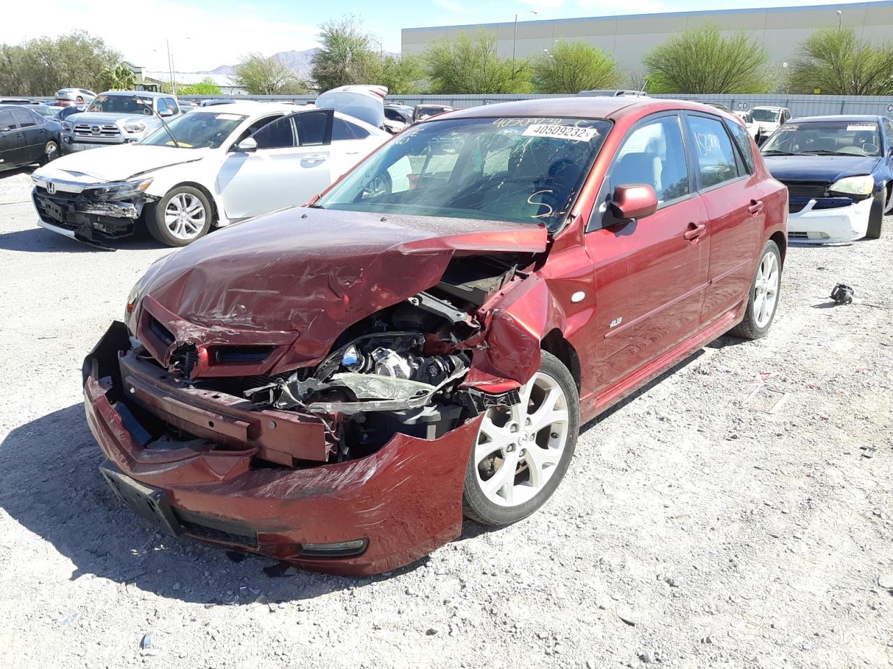Photo 2 from auction – 2009 MAZDA 3 S with VIN JM1BK343291231496