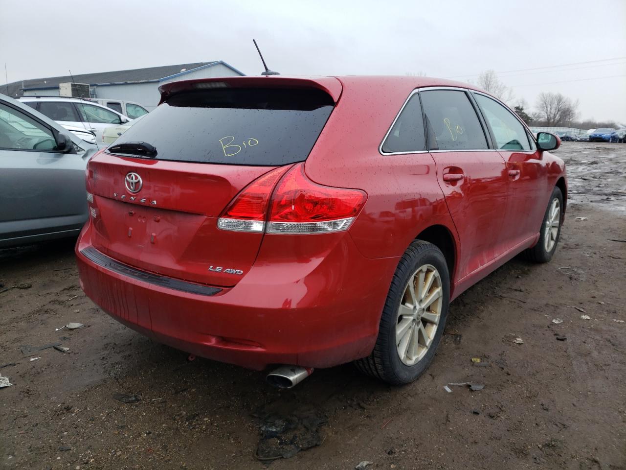 Photo 4 from auction – 2012 TOYOTA VENZA LE with VIN 4T3BA3BB8CU029607