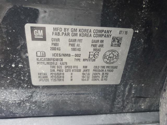 Photo 10 from auction – 2015 BUICK ENCORE with VIN KL4CJESB6FB248136