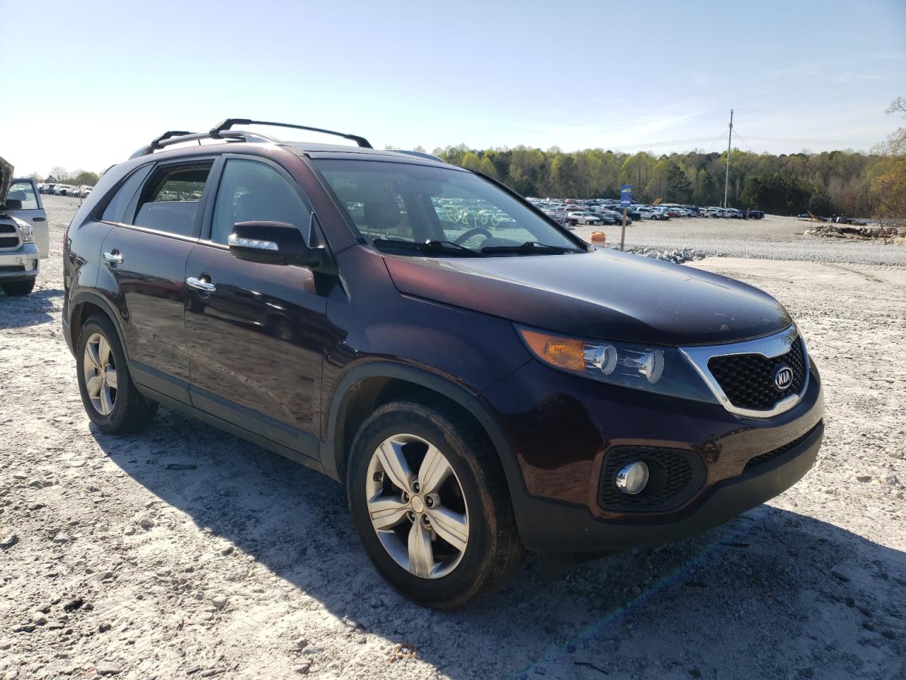 KIA SORENTO EX 2012 with VIN 5XYKU4A24CG201032 - Photo from auction
