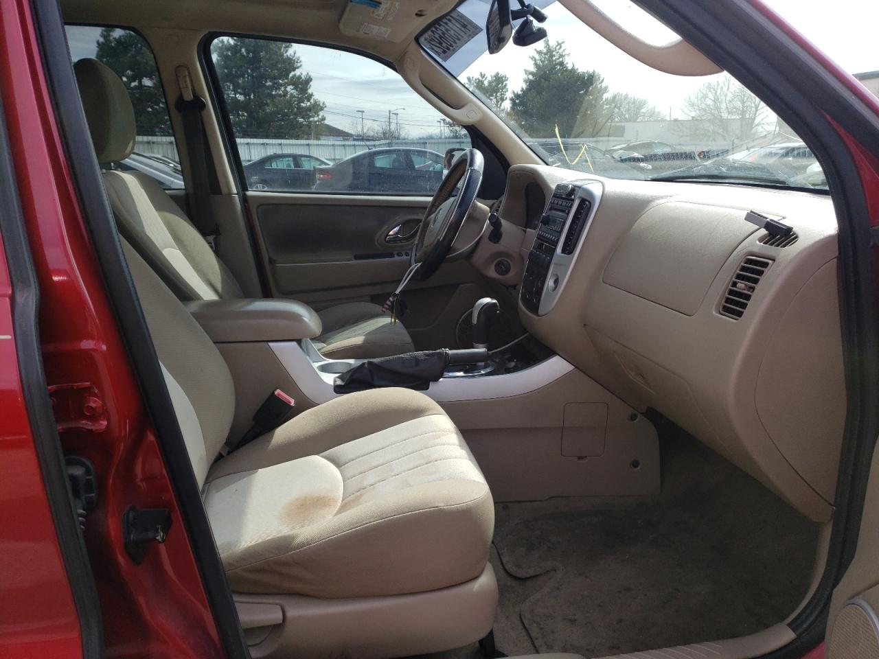 Photo 5 from auction – 2007 MERCURY MARINER LU with VIN 4M2CU811X7KJ09503
