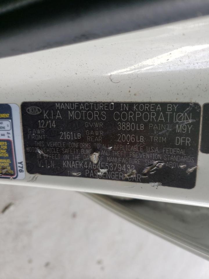 Photo 10 from auction – 2015 KIA FORTE LX with VIN KNAFK4A64F5379432