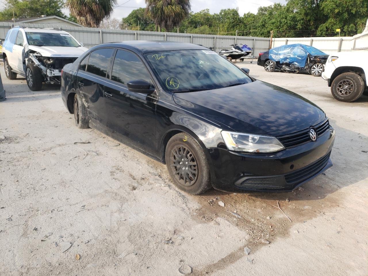VOLKSWAGEN JETTA 2014 with VIN 3VW2K7AJXEM209539 - Photo from auction
