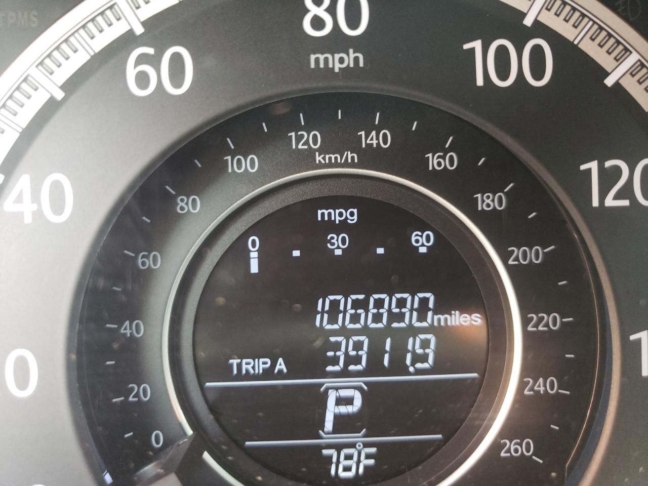 Photo 8 from auction – 2014 HONDA ACCORD LX with VIN 1HGCR2F39EA078019