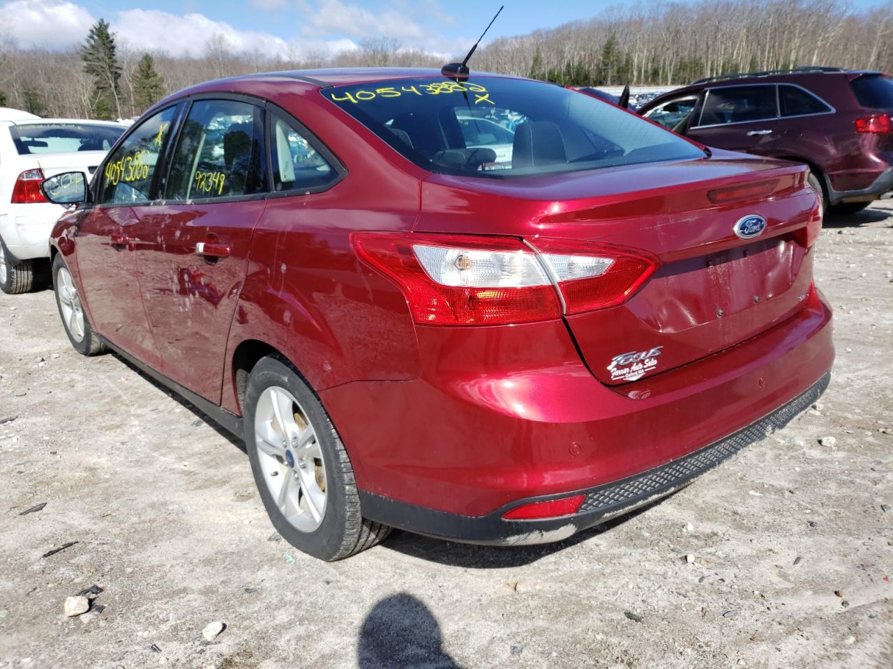 Photo 3 from auction – 2014 FORD FOCUS SE with VIN 1FADP3F25EL411414