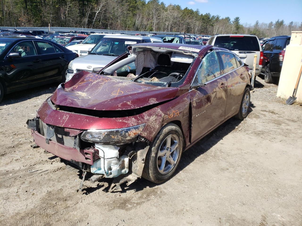 Photo 2 from auction – 2016 CHEVROLET MALIBU LS with VIN 1G1ZB5ST1GF276306