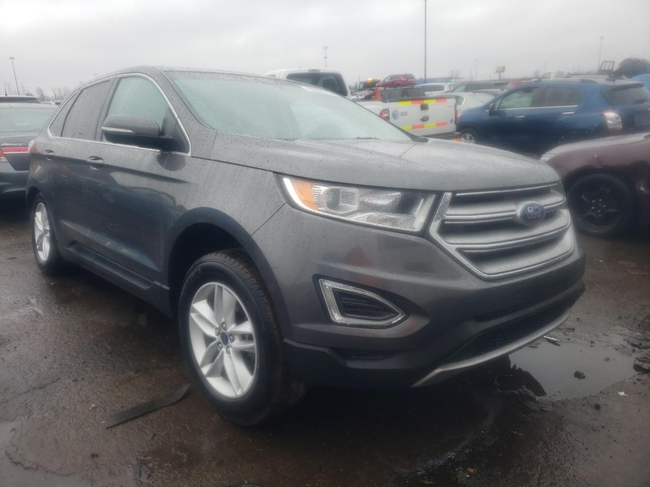 FORD EDGE SEL 2015 with VIN 2FMTK4J87FBC25733 - Photo from auction